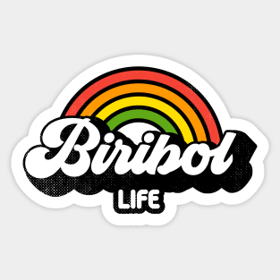 Groovy Rainbow Biribol Life Sticker